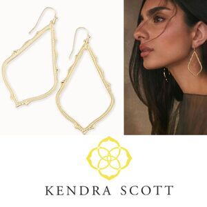 NWOT Kendra Scott Gold Sophee Drop Earrings